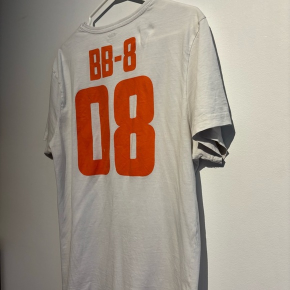 Rare Star Wars Harvey Nichols BB-8 Medium Men's Jersey T Shirt White - Picture 4 of 12